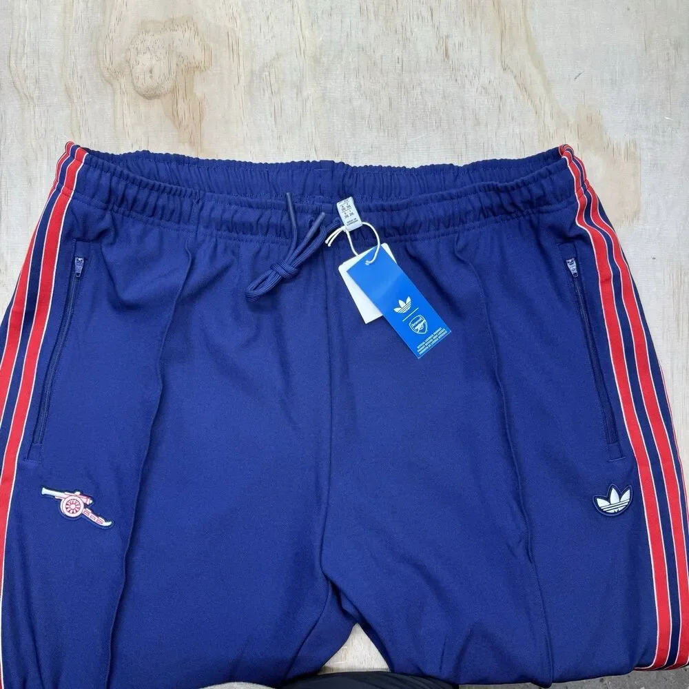 NEW Arsenal FC Adidas Terrace Icons Track Pants Mens Jogger Pants 3XL JF0545